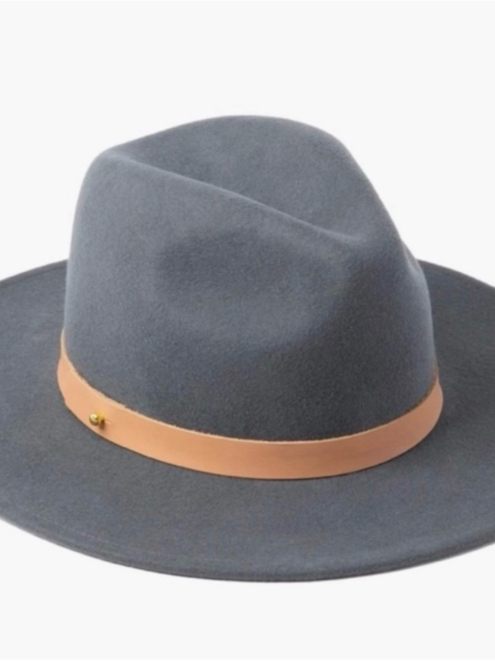 Lack of Color Wool hat with Tan Band